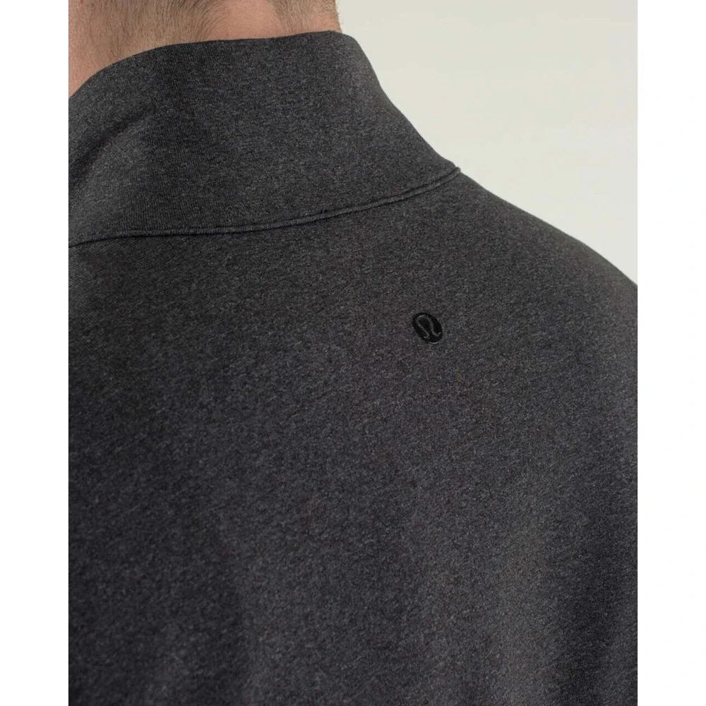 Lululemon Post Gravity Jacket Full Zip Heathered Black Gray Men's Size Large - Picture 13 of 16